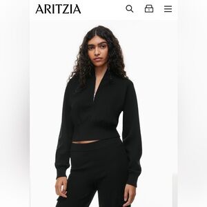 Aritzia 1/4 Zip Sweater